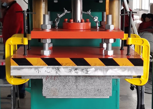 Bow machine pneumatic hot press