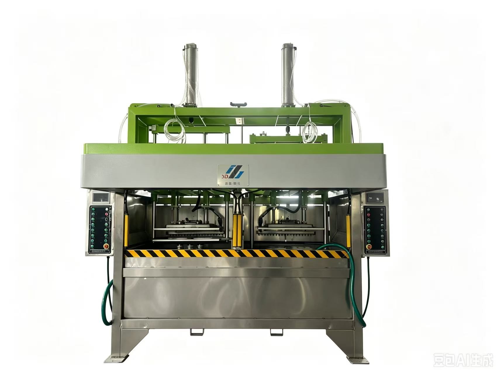 Single-cylinder, single-station molding machine